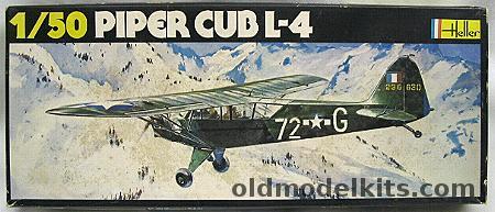 Heller 1/50 Piper Cub L-4 USAF, 400 plastic model kit